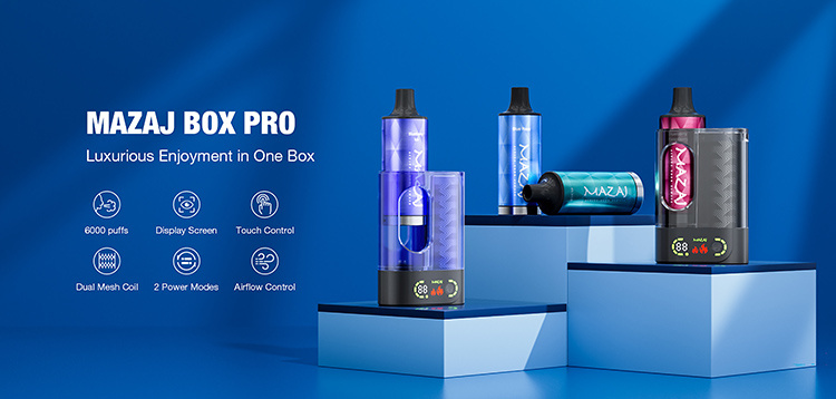 منتجات شركة مزاج Mazaj الأصلية للفيب والسحبات في السعودية